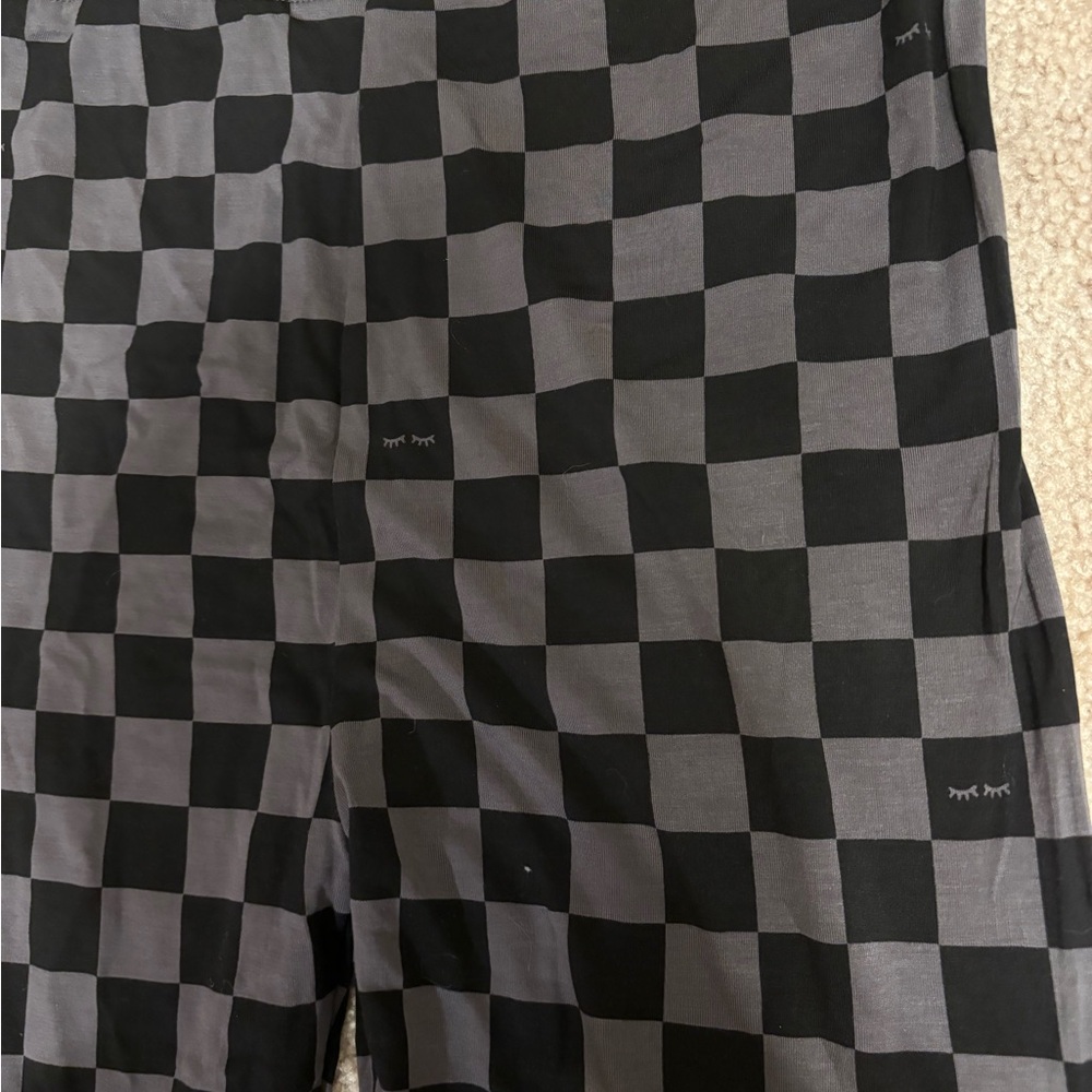 Little sleepies checkered print PANTS ONLY